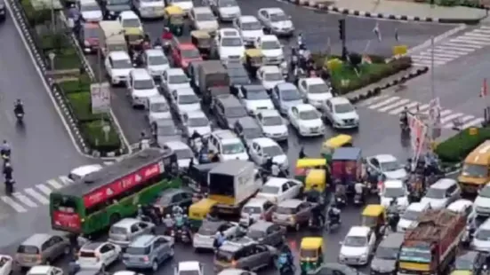 Bengaluru and traffic jams go hand in hand, and almost everyone living in the city has accepted it as a part of daily life. But commuters said today morning