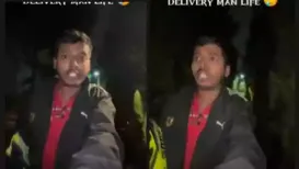 A Bengaluru-based food delivery agent has sparked a debate online after sharing a video highlighting the difficulties of doorstep delivery inside large
