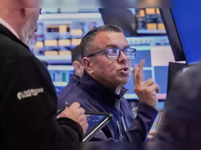 Sharp drops for big technology companies are yanking the U.S. stock market lower on Thursday, while prices for bitcoin, silver and gold weaken