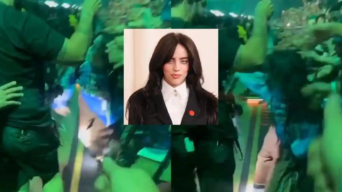 Billie Eilish experienced a terrifying moment during her Miami concert on Thursday night when an audience member violently pulled her to the ground mid-performance. The shocking incident, which occurred during her Hit Me Hard and Soft tour stop at the Kaseya Center, was caught on multiple fan cameras and has since gone viral online.Billie Eilish experienced a terrifying moment during her Miami concert on Thursday night when an audience member violently pulled her to the ground mid-performance. The shocking incident, which occurred during her Hit Me Hard and Soft tour stop at the Kaseya Center, was caught on multiple fan cameras and has since gone viral online.In the clips circulating on social media, the Grammy-winning singer can be seen smiling and interacting warmly with fans gathered behind the barricade near the stage. However, the cheerful exchange quickly took a disturbing turn when one unruly fan suddenly yanked Eilish by her arm, dragging her forcefully toward the metal barrier.