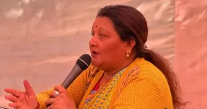 A video showing a Bharatiya Janata Party leader from Madhya Pradesh's Jabalpur assaulting a visually impaired woman inside a church