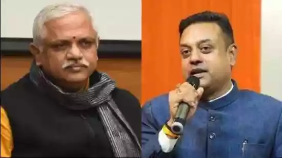 <b>Imphal:</b> Bharatiya Janata Party (BJP) national general secretary (Organisation) B.L. Santosh and the party's Northeast in-charge Sambit Patra