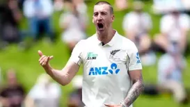 One of New Zealand cricket's cult figures, Blair Tickner, is no stranger to playing through personal hardship. The 32-year-old will don the black test cap