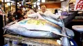 A bulky bluefin tuna made a splash at Tokyo's Toyosu fish market on Monday morning, fetching a record 510.3 million yen ($3.2m; £2
