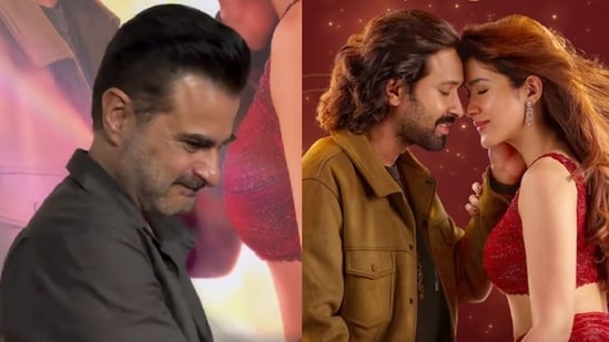 Bollywood actor Sanjay Kapoor was at a loss word, hugged Vikrant Massey during the trailer launch event of Aankhon Ki Gustaakhiyan. Bollywood actor Sanjay Kapoor and his wife Maheep Kapoor attended the trailer launch event of their daughter Shanaya Kapoor's debut film, Aankhon Ki Gustaakhiyan, in Mumbai on Tuesday. During the event, Sanjay was seen getting quite emotional, almost at a loss for words, as he expressed his nervousness about his daughter making her Bollywood debut.