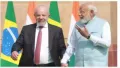 President Lula was accorded the Guard of Honour at the Rashtrapati Bhavan. The Brazilian President was received at the Rashtrapati Bhavan by PM Modi and