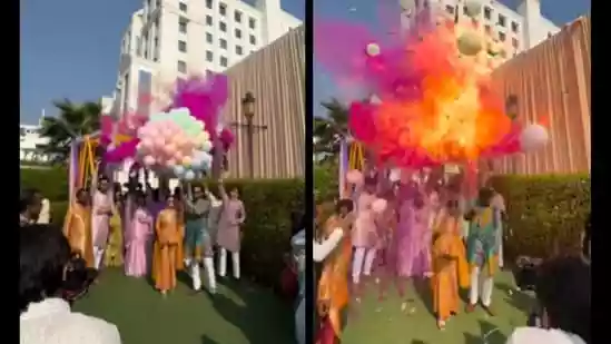 Bride, groom suffer burns after hydrogen balloons explode during Haldi ceremony