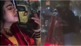 A viral Instagram video shows a bride in full attire meeting her ex-boyfriend for a final kiss just 2 hours before her wedding ceremony. See the shocking clip