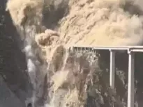 A significant bridge at China's Shuangjiangkou Hydropower Station in Aba Prefecture collapsed Tuesday afternoon. While no injuries have been reported