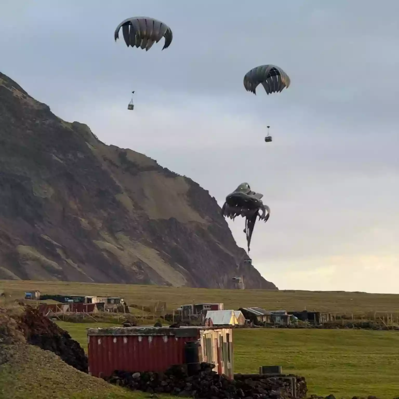 British Army medics have parachuted onto the remote Atlantic island of Tristan da Cunha to help a British national with suspected hantavirus