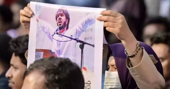 The Border Security Force rejected claims by the Bangladesh Police that two suspects in the killing of activist Sharif Osman Hadi had fled to India through the