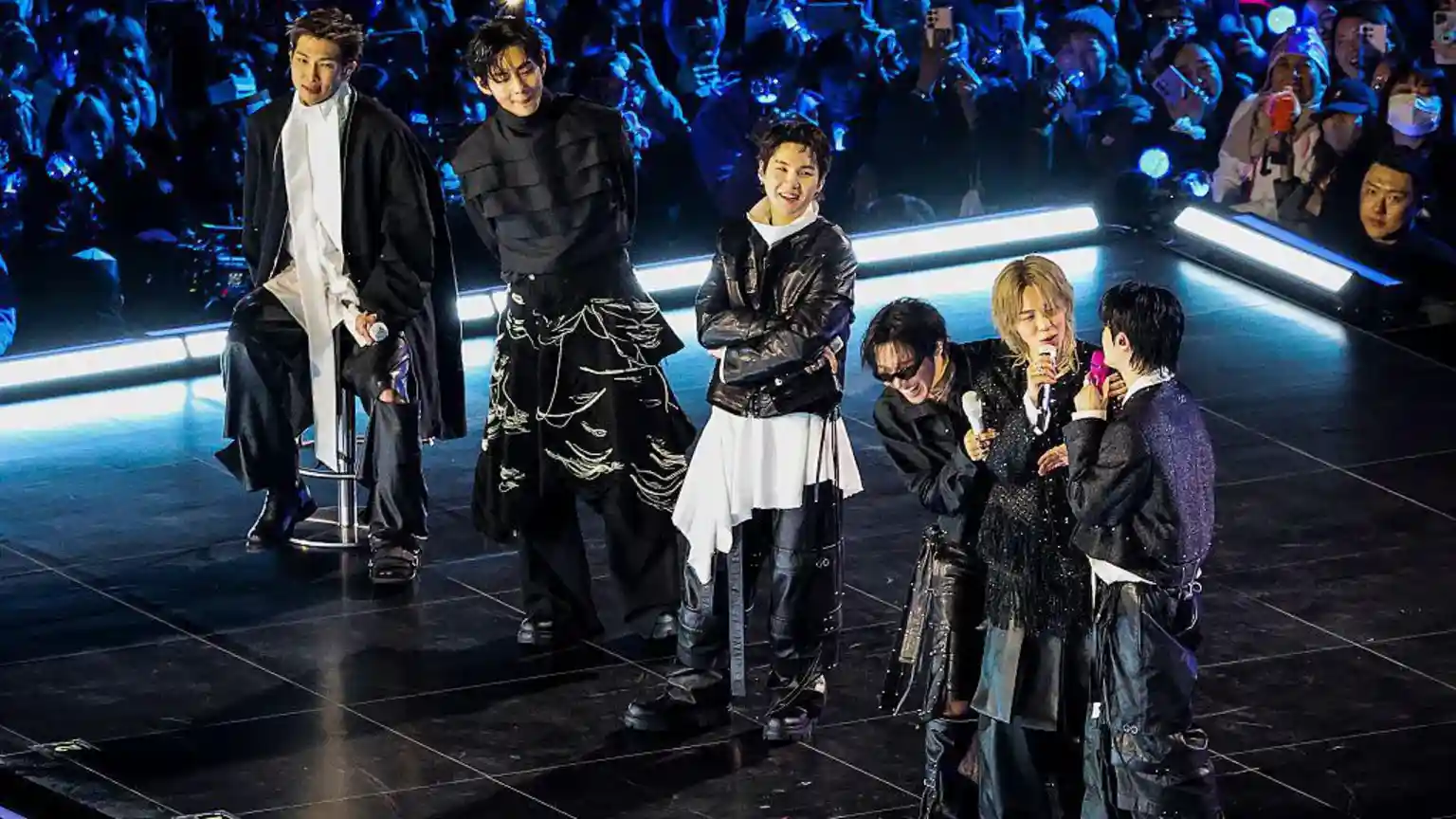 BTS make live return in front of huge crowd