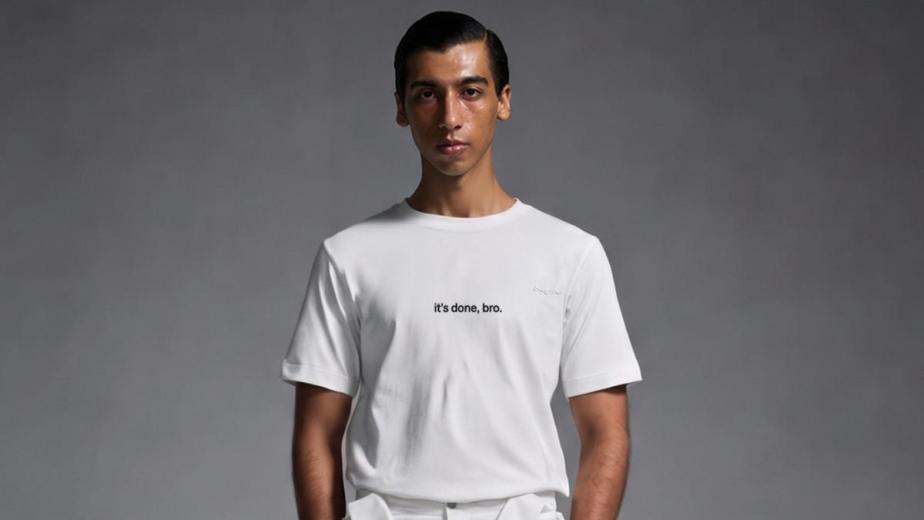 Pranav Kirti Misra of Huemn presents his streetwear label at Lakmé Fashion Week x FDCI on Friday in New Delhi. His name is missing from the revised electoral