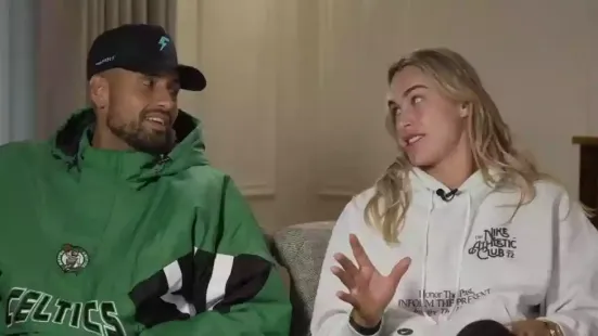 Love it or loathe it, the Battle of the Sexes-style event between Aryna Sabalenka and Nick Kyrgios has caused quite the stir.</b> Sabalenka