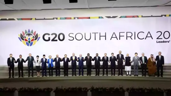 South African President Cyril Ramaphosa said the declaration adopted by G20 countries “cannot be renegotiated