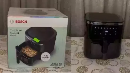 Bosch brings its German innovation to Indian kitchens with the Crispmaxx Air Fryer Serie 6, a sleek, mid-sized appliance that promises faster cooking