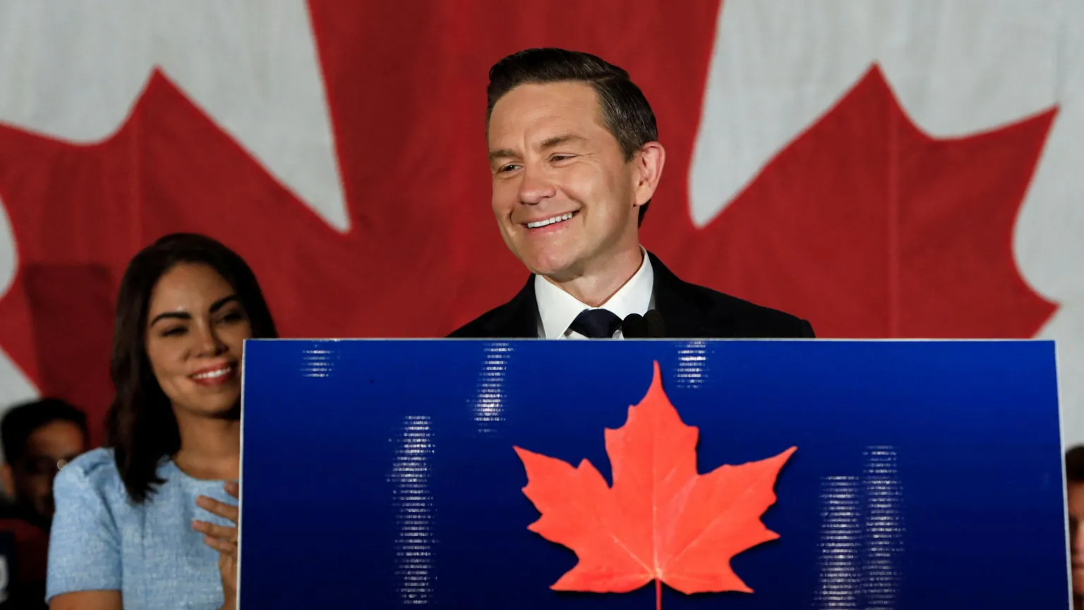 Canada's Conservative leader Pierre Poilievre is projected to win a crucial by-election in the province of Alberta to secure a new Parliament seat after losing his constituency in the last general election. With final ballots still being counted, Poilievre leads with 80.4% of the vote in the rural riding of Battle River-Crowfoot, according to preliminary results from Canada's electoral commission.