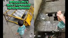 Bengaluru's long-standing pedestrian woes are back in focus after a Canadian national shared a video documenting the hazards he and his young son faced while