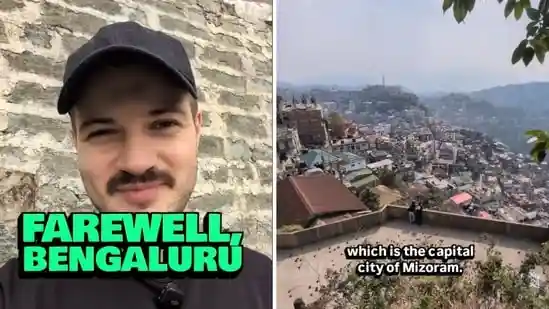 Canadian who helped fix Bengaluru’s footpaths with viral videos moves to Mizoram
