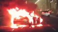 A car was set ablaze after collided with the divider on Mumbai's Bandra-Worli Sea Link. Several visuals of the horrific incident were shared on social media