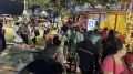 A person drove a vehicle into a crowd during Christmas event preparations in Sainte-Anne in the French overseas region of Guadeloupe on Friday (local time)