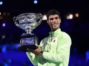 Carlos Alcaraz has achieved a historic career Grand Slam. He is now the youngest man to win all four major singles titles. Alcaraz defeated Novak Djokovic in