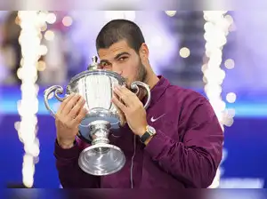 Carlos Alcaraz defeated Jannik Sinner in four sets to win the US Open, reclaiming the world number one ranking. The match, attended by Donald Trump, saw Alcaraz avenge his Wimbledon loss and extend his dominance over Sinner. Alcaraz has now won seven of the past eight meetings and is 10-5 overall against Sinner.