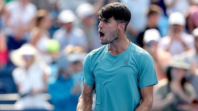 Carlos Alcaraz got the better of Hamad Medjedovic to move into the fourth round of the Cincinnati Masters, while Alexander Zverev and Jessica Pegual were en route to wins before rainstorms and lightning played spoilsport on Wednesday. Zverev was set to serve for the match against Brandon Nakashima, with a 6-4, 5-4 lead in the German's favour, while Pegula, who rallied against Pole Magda Linette as the match was suspended at 7-6 (7/5), 6-3.