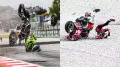 It was utter chaos and destruction in Catalonia last night. The Catalan Grand Prix descended into chaos on Sunday after two terrifying crashes involving Alex