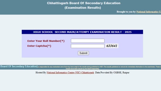 CGBSE 10th, 12th Supplementary Result 2025: The Chhattisgarh Board of Secondary Education (CGBSE) has officially released the results of the High School (Class 10) and Higher Secondary (Class 12) Second Main/Attempt Examinations 2025. Students who appeared for the CGBSE 10th and 12th Supplementary exams can now access their results online through the board's official website — cgbse.nic.in.