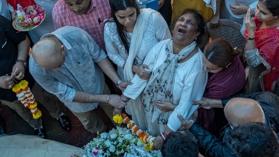 Chakravarti’s remains were the first from the 12-member crew, most of whom were from Mumbai, to be brought to the city. The last rites and funeral of flight attendant Saineeta Chakravarti, 35, one of the victims of the fateful June 12 Air India crash in Ahmedabad, took place at her home in Santacruz on Monday, after her DNA sample matched with that of her family.