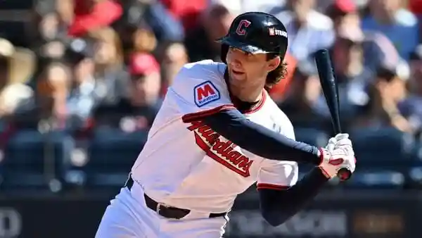 Chase DeLauter made history on Wednesday, becoming only the sixth player in Major League Baseball (MLB) to make his big league debut during the postseason. The 23-year-old outfielder, ranked as the Cleveland Guardians' No. 2 prospect and No. 54 overall by MLB Pipeline, started in center field and batted seventh in Game 2 of the American League Wild Card Series against the Detroit Tigers at Progressive Field.