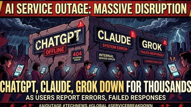 Several users across the globe have reported issues accessing and using major generative AI platforms, according to the outage-tracking website Downdetector
