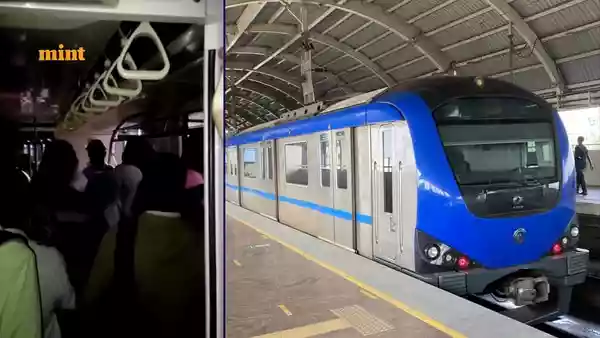 Chennai Metro train goes dark
