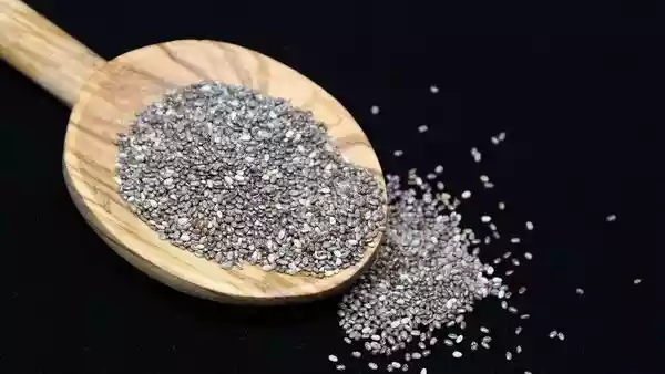 Chia seed ice cubes for glowing skin and digestion