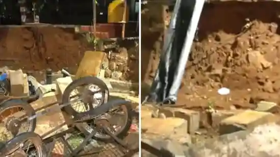 Chilling video shows collapsed wall that claimed 7 lives amid Bengaluru rain