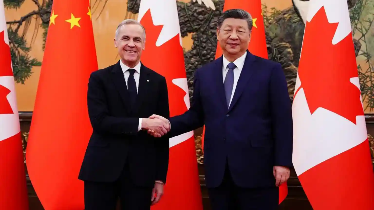 Chinese leader Xi Jinping and Canadian PM Mark Carney have announced lower tariffs, signalling a reset in their countries' relationship after a key meeting in
