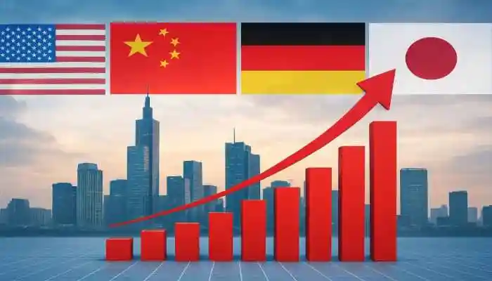 The IMF has used its Datamapper tool to map which countries will sit on top in 2026, based on projected GDP. <strong>World's Top 20