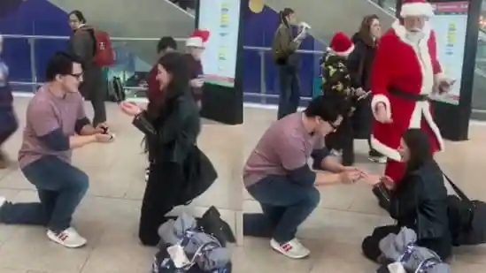 With Christmas just around the corner, a heartwarming clip shared by the official Instagram handle of Dublin airport has captured the internet's attention for