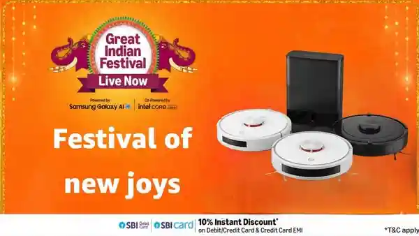 Cleaning floors just got smarter, and a lot more fun. The Amazon Great Indian Festival Sale is bringing huge discounts on 2-in-1 robot vacuum cleaners that sweep and mop without you lifting a finger. Imagine sitting back with a cup of chai while your robotic helper does the dirty work, zipping around corners, dodging furniture, and leaving spotless floors behind. These gadgets aren't just convenient, they're borderline addictive once you get used to the freedom. But hurry, the best deals won't last long, and neither will the stocks. Grab yours now before your neighbour does.