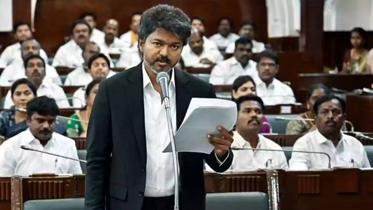 When actor-turned-politician C Joseph Vijay took the oath as the Chief Minister on May 10, all eyes were on his black-and-white suit