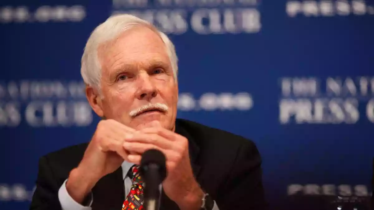 Ted Turner, a brash and outspoken television pioneer who raced yachts, owned huge chunks of the American West and transformed the news business by launching