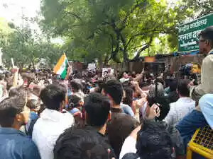 Cockroach Janta Party begins protest at Jantar Mantar