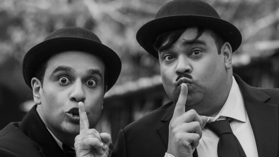 Comedian and actor Kiku Sharda has dismissed rumours of his exit from The Great Indian Kapil Show after an alleged feud with Krushna Abhishek. Taking to Instagram on Friday, Kiku posted a black and white picture with Krushna Abhishek. In the photo, both of them put their fingers to their lips as they looked at the camera. The words written on it read, 
