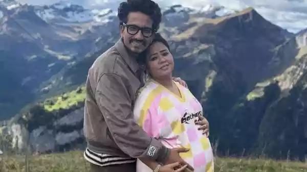 Comedian and TV host Bharti Singh is expecting her second child with husband Haarsh Limbachiyaa. The couple shared the happy news with fans on Monday evening through a joint Instagram post, and the announcement couldn't be cuter. Currently vacationing in Switzerland, Bharti and Haarsh shared a beautiful photo together against the backdrop of snow-capped mountains. In the picture, Bharti is seen cradling her baby bump while Haarsh stands behind her, smiling lovingly.Comedian and TV host Bharti Singh is expecting her second child with husband Haarsh Limbachiyaa. The couple shared the happy news with fans on Monday evening through a joint Instagram post, and the announcement couldn't be cuter.Currently vacationing in Switzerland, Bharti and Haarsh shared a beautiful photo together against the backdrop of snow-capped mountains. In the picture, Bharti is seen cradling her baby bump while Haarsh stands behind her, smiling lovingly.Bharti captioned the post, “We are pregnant again #blessed #ganpatibappamorya #thankyougod #babycomingsoon.”