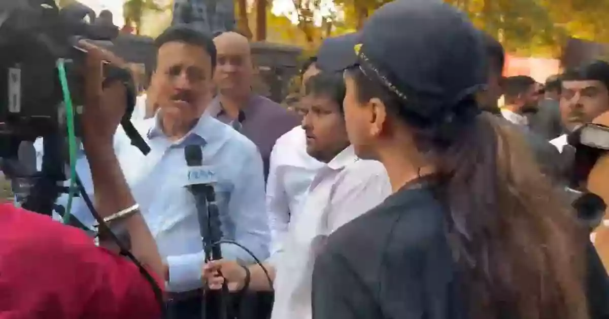 Complaint filed against woman who confronted BJP leader for blocking road during protest