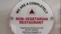 Food outlets offering 'only vegetarian' food are a common sight in India, but a restaurant signboard in Kerala has drawn attention for its unusual warning