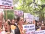 Congress staged a protest in New Delhi demanding immediate implementation of women's reservation. Party leaders accused the Modi government of deliberately