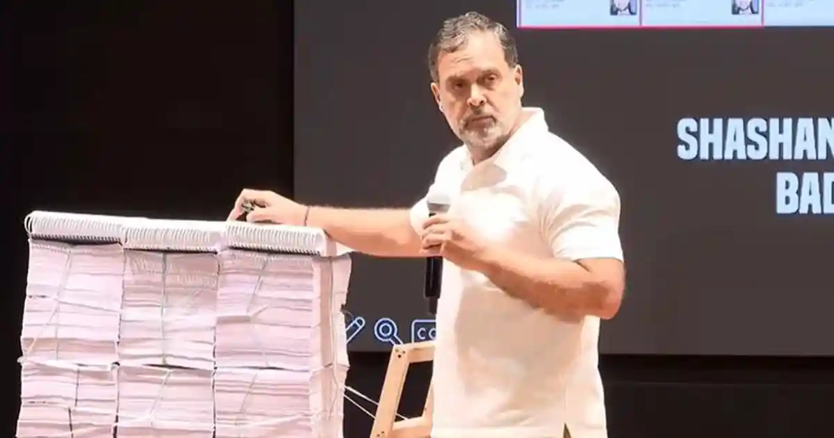 Congress claims 25 lakh fake Haryana voters