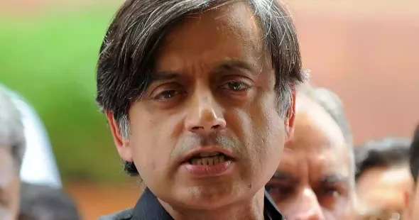 The Congress on Sunday dissociated itself from a social media post by party MP Shashi Tharoor, who described Bharatiya Janata Party leader and former Deputy